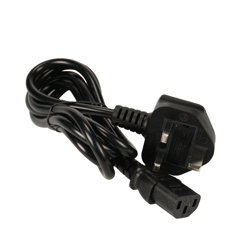 3 pin штепсельная вилка британского стандарта кабель питания трехштырьковый британского стандарта ac Шнур электропитания от сети переменного тока для компьютера