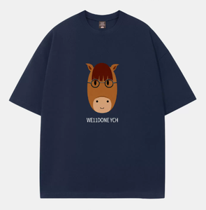 T-shirt casual da uomo a maniche corte 100% cotone 180 grammi con motivo a cartoni animati 'Some of IT Was True' Years Cartoon Print - Product Image 3