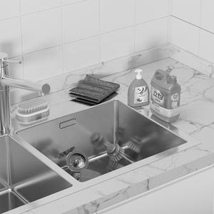 Égouttoir à torchons de cuisine, <span class=keywords><strong>support</strong></span> de rangement multifonctionnel pour éponges, pour évier, comptoir, extérieur, hôtel, restaurant, salon - Product Image 3