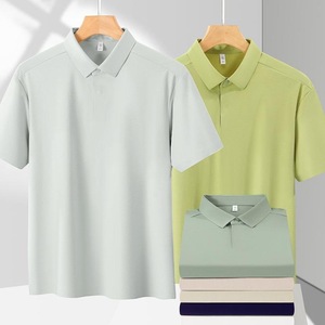 Polo promotionnel en nylon et élasthanne, col classique, manches courtes, anti-humidité, pour l'été, personnalisable avec logo - Product Image 1