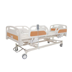 <span class=keywords><strong>Lit</strong></span> médicalisé avec barrière ABS en acier au carbone, 3 fonctions pour les soins aux personnes âgées (usage hospitalier et domestique) - Product Image 2