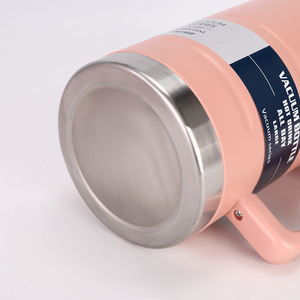 DD3871 acier inoxydable grande capacité Thermos tasse pour Fitness en plein air cyclisme sport bouteille d'eau paille poignée fiole à vide - Product Image 6