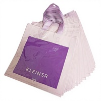 Sacs en plastique PE épais et durables personnalisés, impression de logo en sérigraphie, poignée de longueur de main pour les magasins de vêtements, sacs cadeaux pour garçons et filles