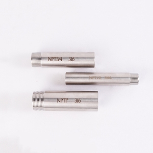 S32205 Núm Vú Một Đầu Có Ren Bằng Thép Siêu Song Công 1/2 ''3/4'' 1 ''Núm Vú Hàn Liền Mạch ANSI Sch 40 Sch 80 Chiều Dài Tùy Chỉnh - Product Image 3