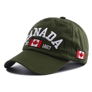 Casquette de basket-ball Canada Dad avec logo brodé, souvenir, cadeau, voyage, casquette de sport 6 panneaux - Product Image 3