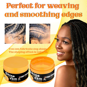 Cera para el cabello Shine and Jam Strong Hold Braid <span class=keywords><strong>Gel</strong></span> para cabello rizado - Fijación herbal <span class=keywords><strong>de</strong></span> larga duración para trenzas al por mayor - Product Image 2