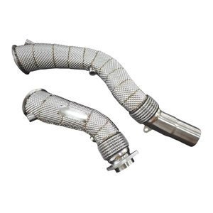 ダウンパイプBMW F80 M3 F82 M4 S55用コンタクトヒートシールドダウンパイプ - Product Image 3