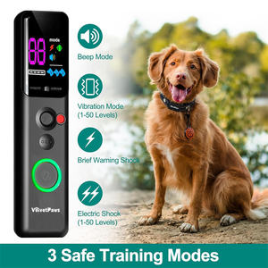 Venta al por mayor recargable <span class=keywords><strong>collar</strong></span> de entrenamiento para perros con control remoto impermeable <span class=keywords><strong>collar</strong></span> antiladridos con bloqueo de choque de seguridad - Product Image 2