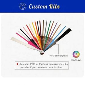 Éventail en plastique PVC personnalisé de 23 cm, en gros, avec divers styles et motifs, pour la décoration intérieure, les cadeaux d'affaires et les occasions de Pâques - Product Image 4