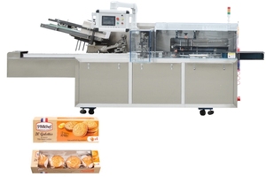 Hoàn toàn tự động bánh thực phẩm cartoning Máy bánh sandwich bánh mì hộp carton máy đóng gói bánh cốc bánh trung thu hộp máy đóng gói - Product Image 2
