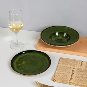 Plato de Porcelana Estilo Japonés Yamano XINWEE, Forma Irregular, Color Sólido, Apto para Lavavajillas y Microondas, para Hotel - Product Image 2