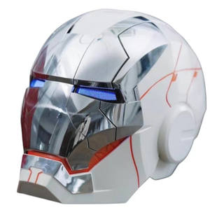Casco de <span class=keywords><strong>Iron</strong></span> <span class=keywords><strong>Man</strong></span> Plateado, <span class=keywords><strong>Máscara</strong></span> <span class=keywords><strong>Eléctrica</strong></span> con Control por Voz, <span class=keywords><strong>Máscara</strong></span> Usable, Colección de Moda - Product Image 3