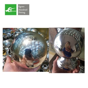 <span class=keywords><strong>304</strong></span> Thép Không Gỉ Pha Lê Tay Ngoài Trời Lan Can Cho Cầu Thang Thiết Kế Hiện Đại Bóng Các Bộ Phận Cho Khách Sạn - Product Image 3