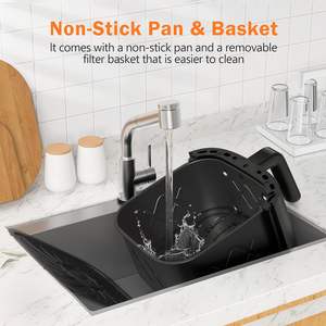 Freidora de Aire Digital Inteligente al por Mayor, la Mejor Según Consumer Reports, de 1.5L-7L de Capacidad, de Acero Inoxidable, Controlada por Aplicación, para Uso Doméstico, Sin Aceite, 12 en 1 - Product Image 2