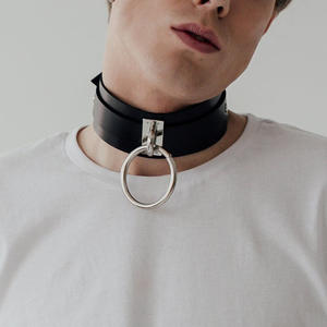 Đồ chơi tình dục người Mỹ gốc Âu, nam nữ, vòng cổ da, dây kéo, dây tre, sản phẩm người lớn, bán buôn tại chỗ - Product Image 2