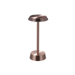 NAIFEA OEM ODM Magnetic Rechargeable Spinning Aluminium Table Lamp Hotel