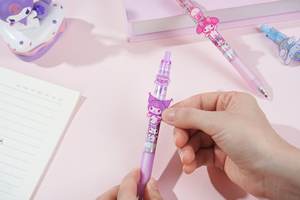 Sweetheart Fairytale Town Click Cartoon Sticker Gel Pen Push-Pop Blind Box High Aesthetic Writing Tool Stationery Set - Product Image 5