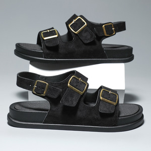 Men's Summer Dual-Purpose Indoor Outdoor Fashion Driving Sandals New Cross-Border Thick Bottom <strong>Slippers</strong> Home Home <strong>Slippers</strong> - Product Image 5