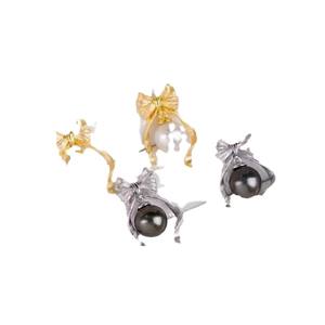 Accesorios 31228DIY, Colgante de Plata S925 con Cuentas Redondas de 10-13 mm, Soporte Vacío para Collar, 100% Perlas Sueltas - Product Image 3