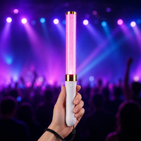 Kipas Berkedip Sinkronisasi Kontrol DMX 433MHz untuk Pertunjukan Panggung, Respon Penonton, OEM ODM, Tongkat Bercahaya RGB