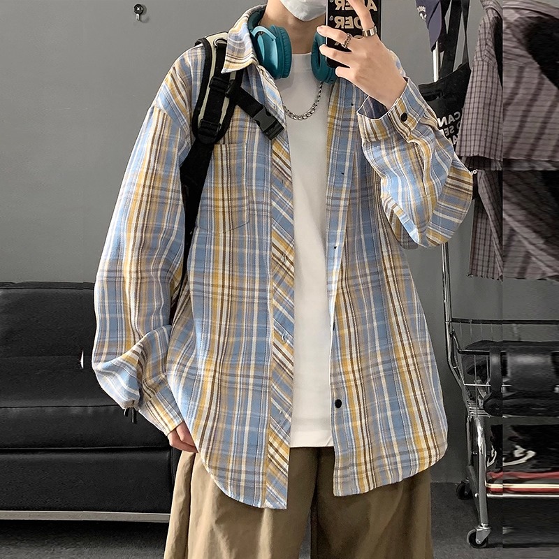 Myy-4505 yellow and blue grid