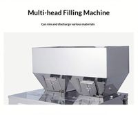 Machine de remplissage automatique de poudre et de granulés avec trémie carrée de 1 à 1500 g pour céréales, farine, thé, haricots et particules