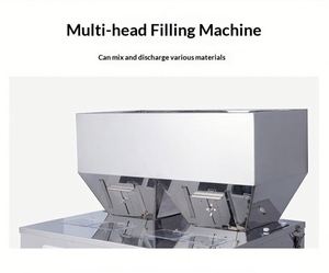Machine de remplissage <span class=keywords><strong>automatique</strong></span> de poudre et de granulés avec trémie carrée de 1 à 1500 g pour céréales, farine, thé, haricots et particules - Product Image 2