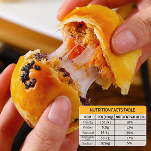 ขนมพัฟไข่แดง ขนมจีน ของว่างแช่แข็ง ผลิตภัณฑ์ซีเรียลและพาสต้า ขายส่ง เค้กกรอบไข่แดง - Product Image 3