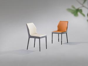 Chaise de café de cuisine de style français ensemble de meubles chaise de salle à manger rembourrée d'excellente qualité pour le bureau à domicile - Product Image 5