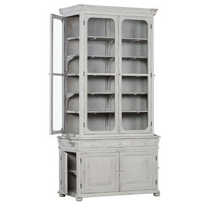 Mueble Francés Vintage, Vitrina de Madera de Pino Reciclada, Pintada a Mano, Diseño para Sala de Estar Estilo Playa - Product Image 3