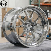 Jantes de voiture pour passagers Maxtera Forged Custom Forgeline GA3R Open Lug Style pour Porsche 911 BMW Viper Corvette Mustang, jantes en alliage