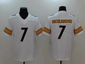 Camisa Steeler NFL uniforme de futebol americano bordado costurado personalizado tj watt kenny pickett camisa 32 times