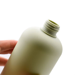 عبوة شامبو بلاستيكية فاخرة صديقة للبيئة باللون الأخضر الأفوكادو بسعة 200 مل و300 مل و400 مل و500 مل مع غطاء قلاب - Product Image 3