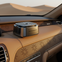 Diffuseur de parfum pour voiture, design sûr pour la conduite, en plastique léger, surface plate du tableau de bord