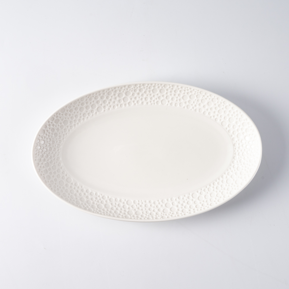 Assiette ovale