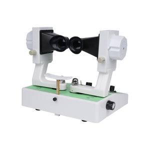 <b>Optics</b> <b>Instrument</b> – Synoptophore, Dual Eyepiece, Adjustable Focus, White Body & Green Base, Aist <b>Optics</b> - Product Image 1