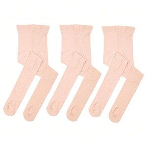 Medias de Ballet Convertibles con Recorte para Niñas, Pantimedias de Alta Elasticidad para Danza y Gimnasia - Product Image 3