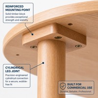 Table en bois Chuangjin en forme de pouce de poulet de 120 cm, bureau d'activités pour enfants en forme de haricot pour fournisseur d'écoles maternelles Montessori