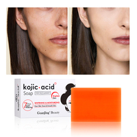 Savon à l'Acide Kojique Original du Fabricant avec Huile de Coco et de Tea Tree pour Nœuds Sombres, Peau Lisse, Éclaircissant et Uniformisant le Teint