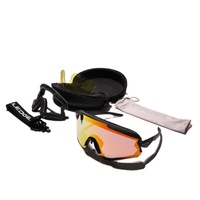 Lunettes de cyclisme de sport verres photochromiques polarisés surdimensionnés à la mode monture/lentille/sangle interchangeables lunettes antidérapantes