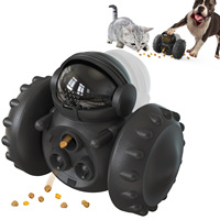 Tienda de mascotas, juguete interactivo para mascotas, Robot, coche, Bola de alimentación lenta duradera con rompecabezas dispensador de golosinas para gatos, perros, rueda, rompecabezas de persecución