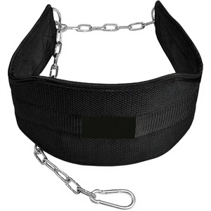 Weight Lifting Dip <b>Belt</b> Neoprene Black Gym <b>Belt</b> with Chain for Fitness GLOVES City Pull up Strength Training Load Dip <b>Belt</b> 2025 - Product Image 1