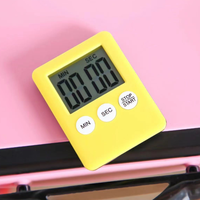 Minuterie de cuisine numérique à LED Compte à rebours Horloge magnétique Alarme Outils de cuisson électroniques