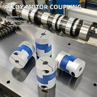 Alliage d'aluminium ODM Standard Lar Accouplement moteur Glissière croisée Vis de serrage élastique 1 ans OEM Flexible Rigide Oldham