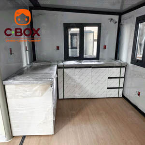 Cbox Villa préfabriquée de luxe de 20 pieds, résidence modulaire extérieure, maisons mobiles, chambre à coucher, camping, maison conteneur extensible - Product Image 5