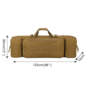 Sac de chasse tactique Molle robuste en polyester et nylon 1000D, étui longue portée avec bandoulière pour la chasse - Product Image 2