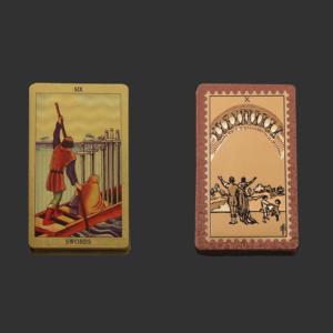 Jeu <span class=keywords><strong>de</strong></span> cartes <span class=keywords><strong>de</strong></span> <span class=keywords><strong>tarot</strong></span> en PET durable, impression aux couleurs vives, matériau <span class=keywords><strong>de</strong></span> haute qualité, résistant aux rayures, pour soirée <span class=keywords><strong>de</strong></span> jeu décontractée - Product Image 2