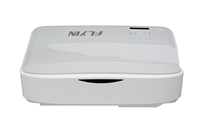 Projecteur DLP à ultra courte focale FLYIN 5000ANSI, compatible 4K, portable, pour les entreprises, l'éducation et la projection 3D en extérieur