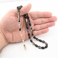 Perles de corne de buffle Tasbih, artisanat naturel fait main, méditation dévotionnelle, réflexion, pratique religieuse traditionnelle, HUMAYUN CRAFTS