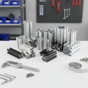 Profilés octogonaux en aluminium pour stands de structure en aluminium pour salons professionnels - Product Image 1